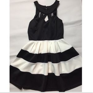 Black and White Dress